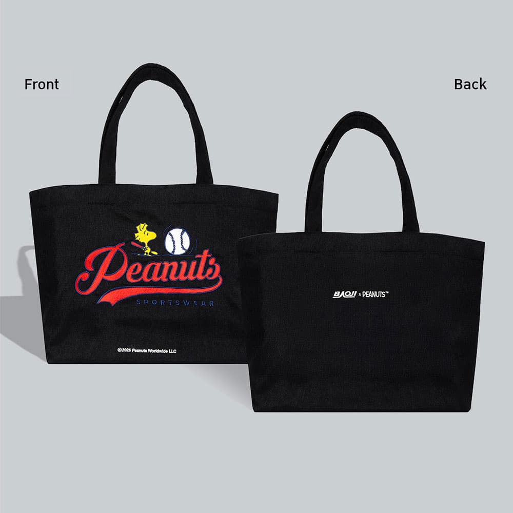 BAOJI x PEANUTS Totebag  007 Woodstock Strikeout