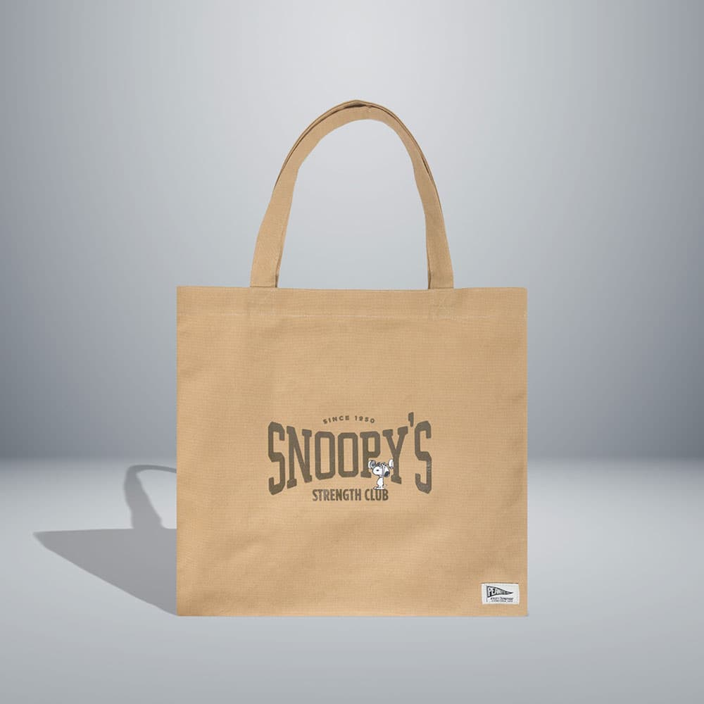 BAOJI x PEANUTS Totebag 008 Snoppy’s Strength Club