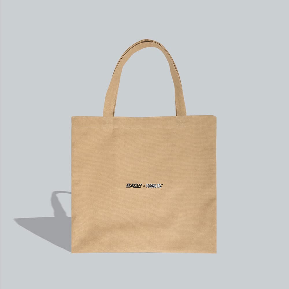 BAOJI x PEANUTS Totebag 008 Snoppy’s Strength Club