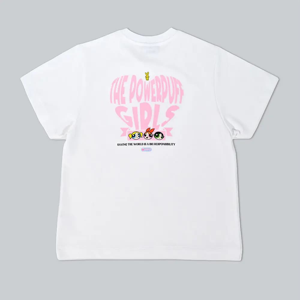 BAOJI x POWERPUFF GIRLS Baby tees T-Shirt001