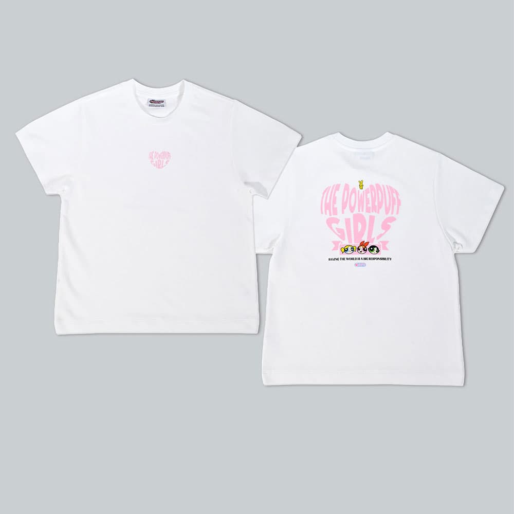 BAOJI x POWERPUFF GIRLS Baby tees T-Shirt001