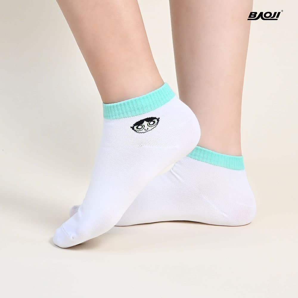 BAOJI x POWERPUFF GIRLS Short Socks 001