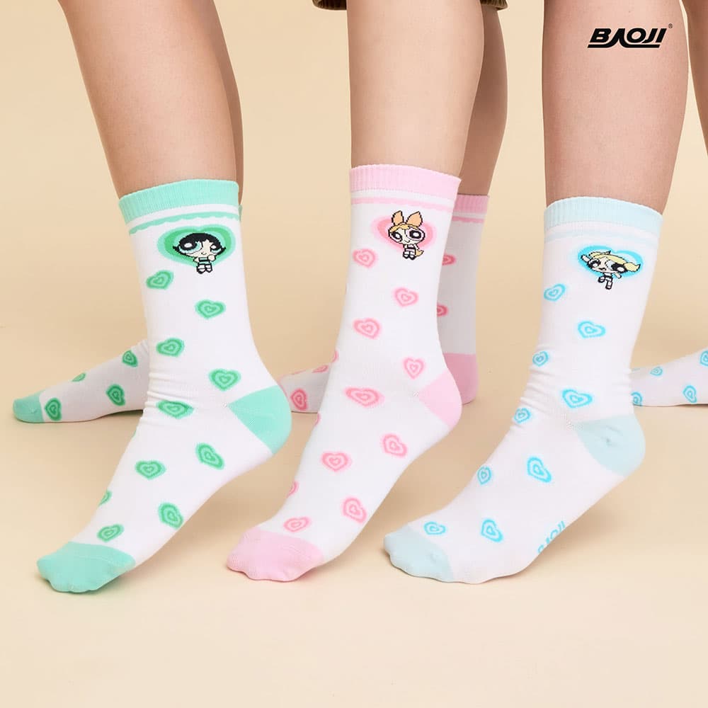 BAOJI x POWERPUFF GIRLS Long Socks 002