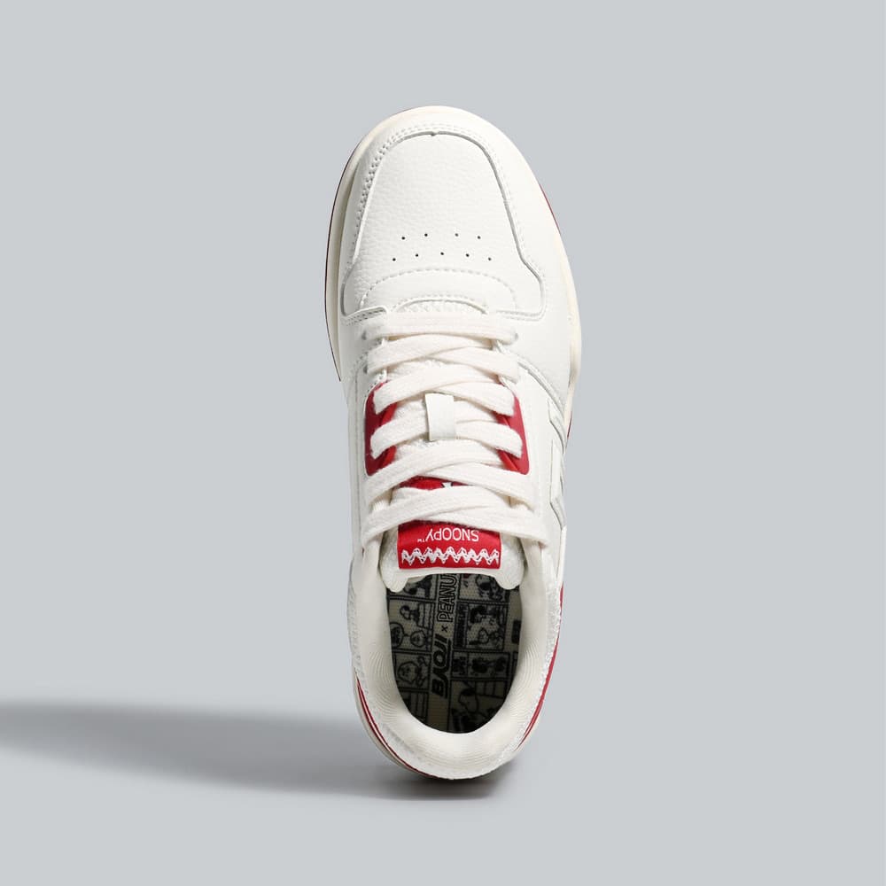 บาโอจิ รองเท้าผ้าใบผู้หญิง รุ่น BAOJI x PEANUTS Shoes 001 Snoopy Classic