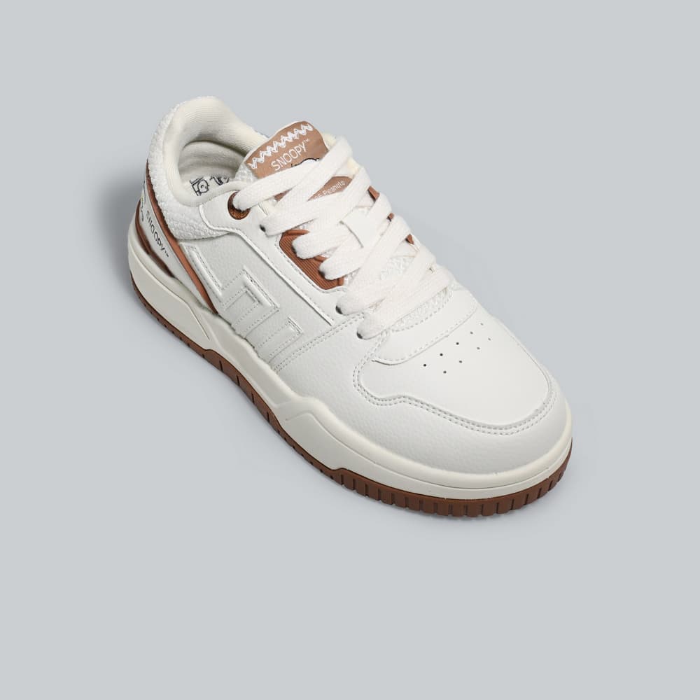 บาโอจิ รองเท้าผ้าใบผู้ชาย รุ่น BAOJI x PEANUTS Shoes 001 Snoopy Classic