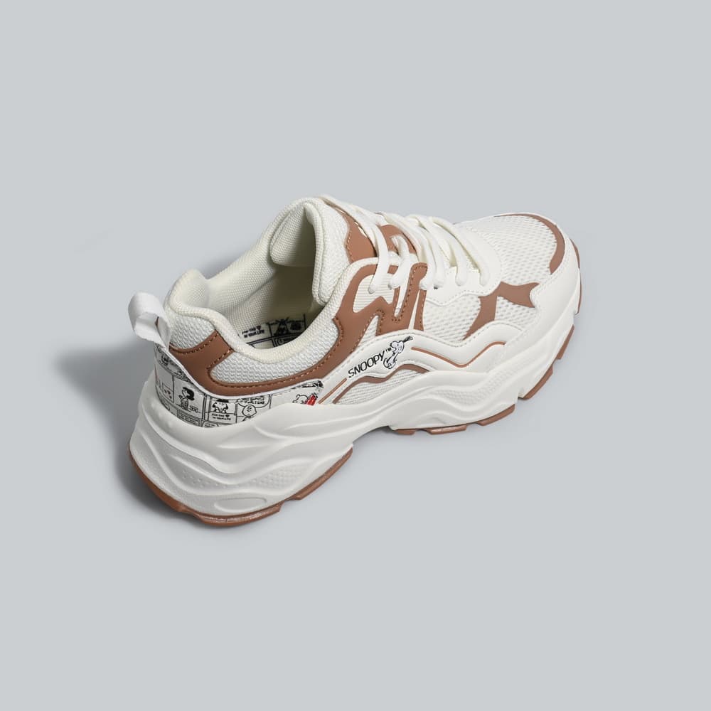 บาโอจิ รองเท้าผ้าใบผู้หญิง รุ่น BAOJI x PEANUTS Shoes 002 Comic Court