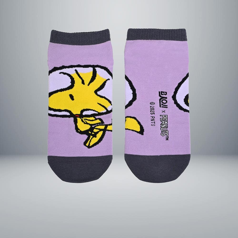BAOJI x PEANUTS Ankle Socks 007 Astro Woodstock