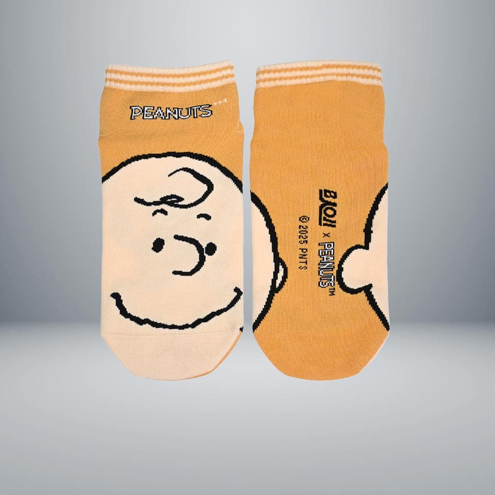 BAOJI x PEANUTS Ankle Socks 013 Face of Charlie
