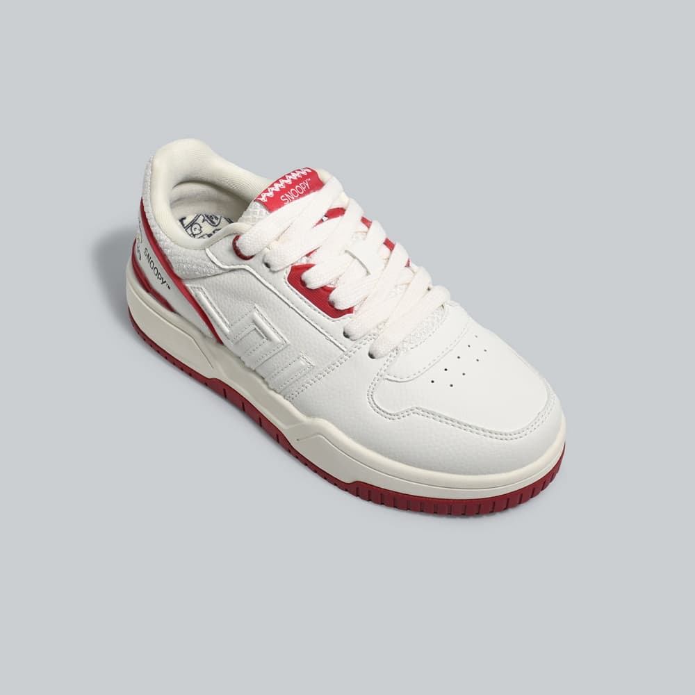บาโอจิ รองเท้าผ้าใบผู้หญิง รุ่น BAOJI x PEANUTS Shoes 001 Snoopy Classic